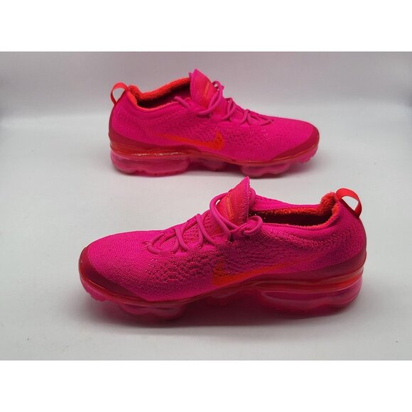 Nike Air Vapormax Flyknit 2023 Shoes Womens Size‎ 8 Pink Red Running DV6840-600 - Picture 3 of 9